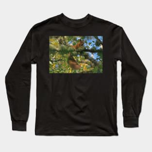 Red Squirrel Long Sleeve T-Shirt